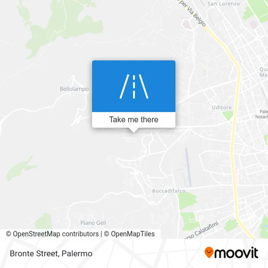 Bronte Street map