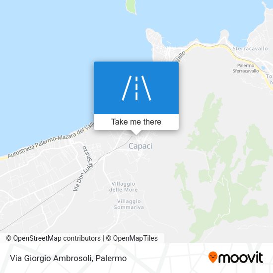 Via Giorgio Ambrosoli map