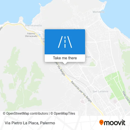 Pietro La Placa Street map