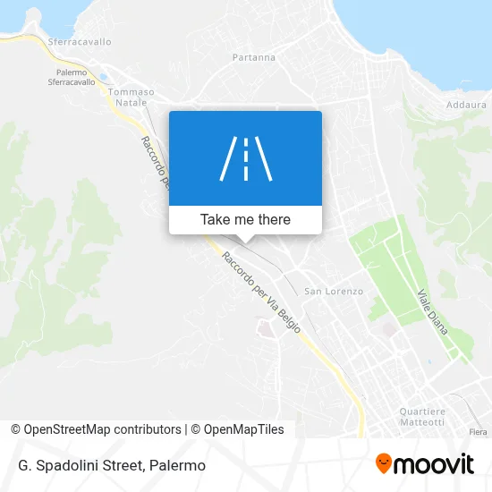 G. Spadolini Street map