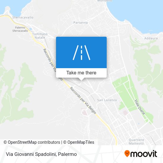 Via Giovanni Spadolini map