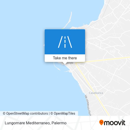 Lungomare Mediterraneo map