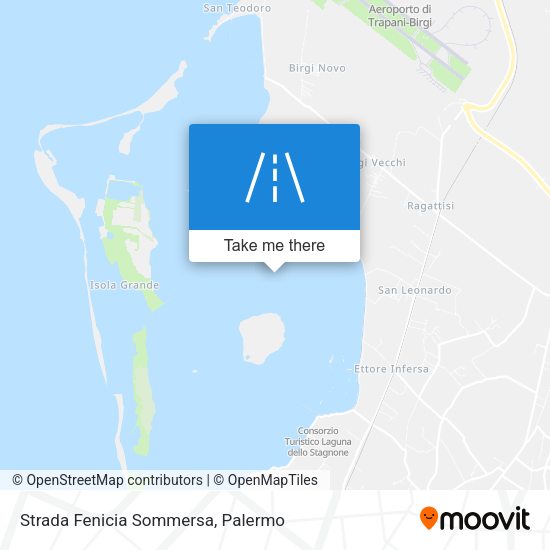 Strada Fenicia Sommersa map