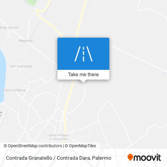 Contrada Granatello / Contrada Dara map