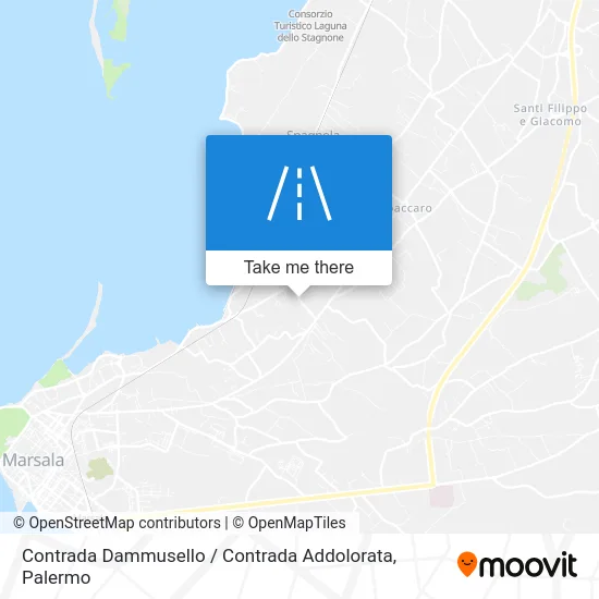 Dammusello District / Addolorata District map