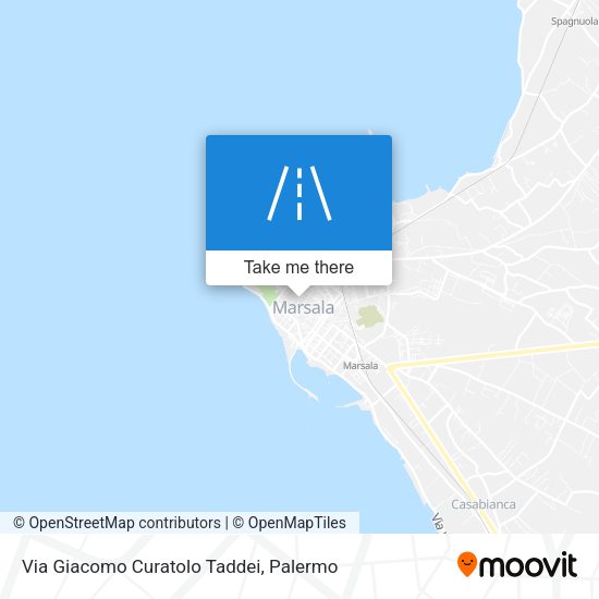 Via Giacomo Curatolo Taddei map