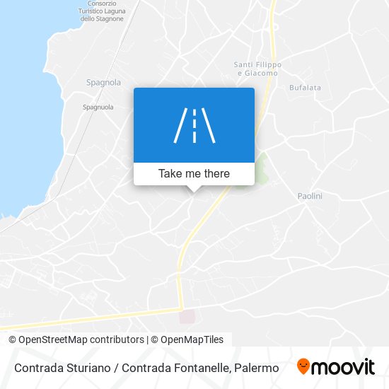 Contrada Sturiano / Contrada Fontanelle map