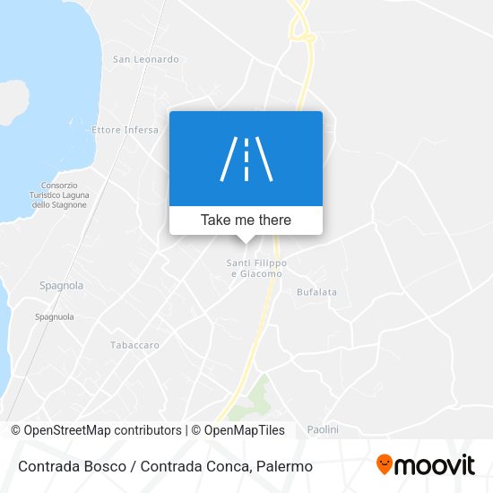 Contrada Bosco / Contrada Conca map