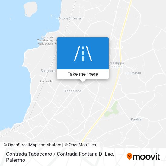 Contrada Tabaccaro / Contrada Fontana Di Leo map