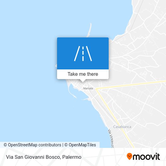 Via San Giovanni Bosco map