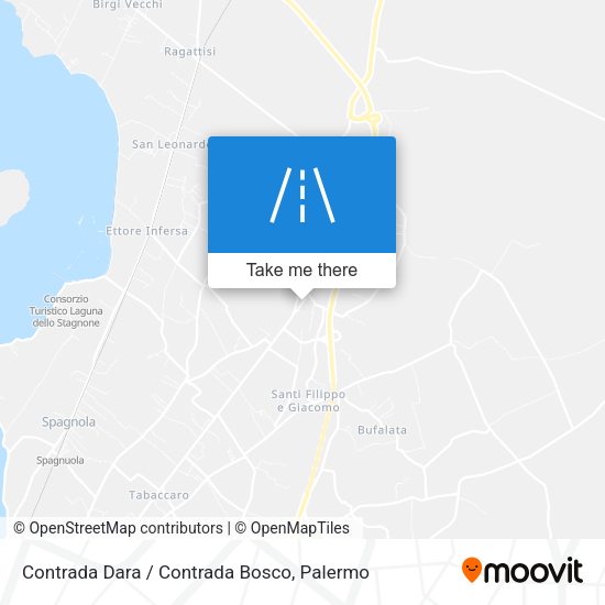 Contrada Dara / Contrada Bosco map