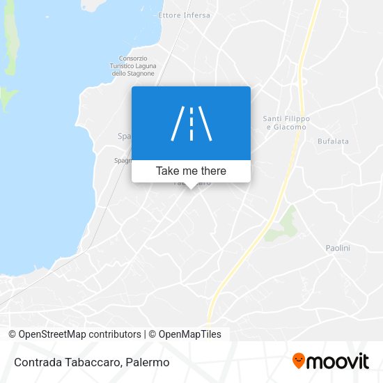 Contrada Tabaccaro map