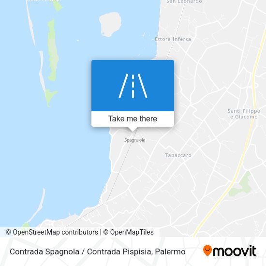 Contrada Spagnola / Contrada Pispisia map