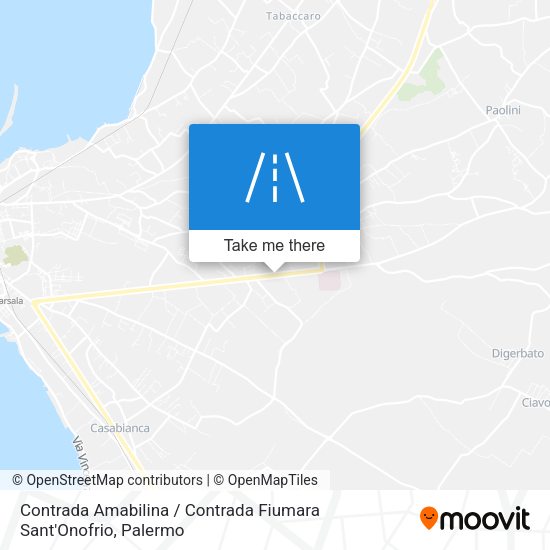 Contrada Amabilina / Contrada Fiumara Sant'Onofrio map