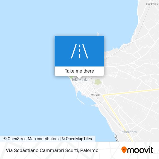 Via Sebastiano Cammareri Scurti map