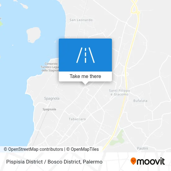 Pispisia District / Bosco District map