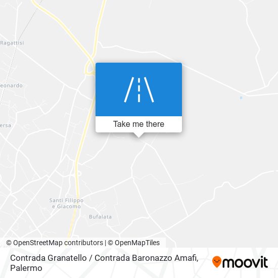 Contrada Granatello / Contrada Baronazzo Amafi map