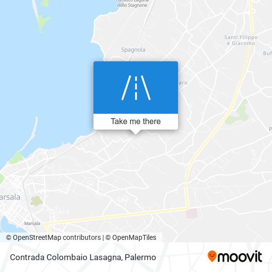 Contrada Colombaio Lasagna map
