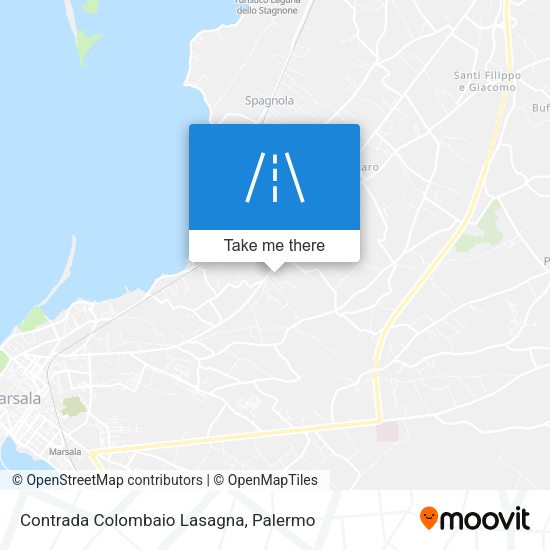 Contrada Colombaio Lasagna map