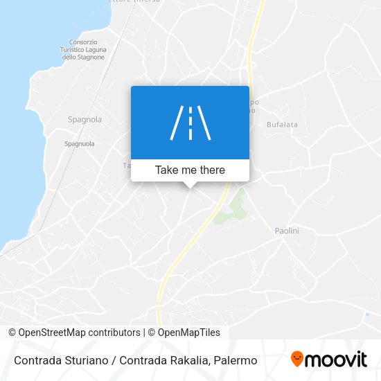 Contrada Sturiano / Contrada Rakalia map