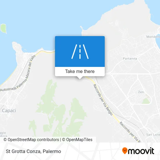 St Grotta Conza map
