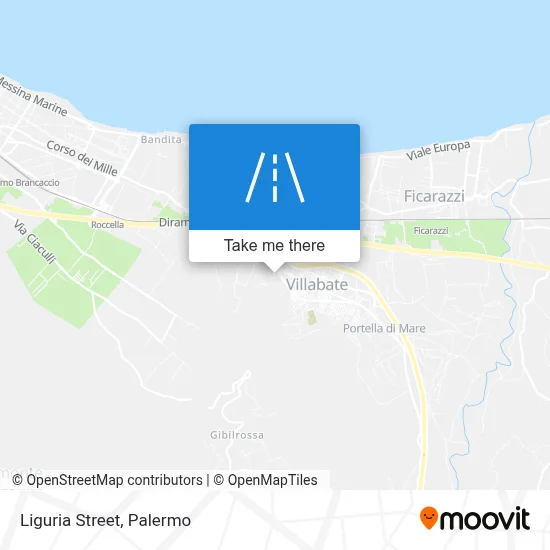 Liguria Street map