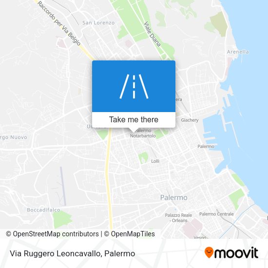 Via Ruggero Leoncavallo map