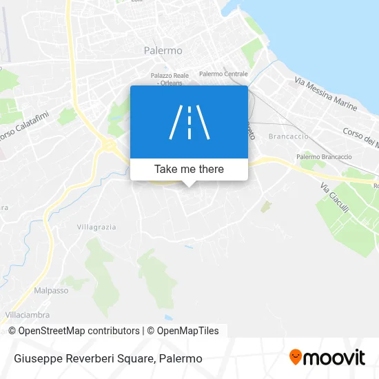 Giuseppe Reverberi Square map