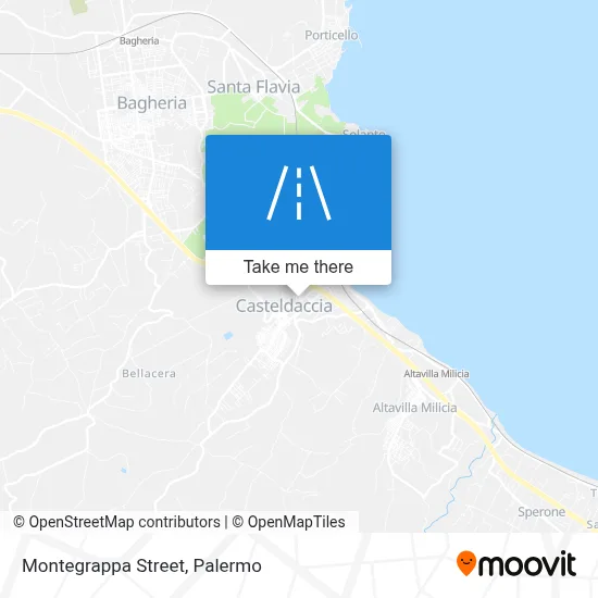 Montegrappa Street map