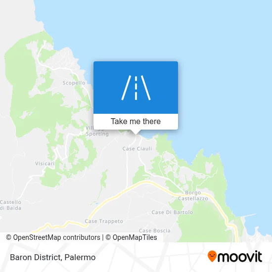 Baron District map