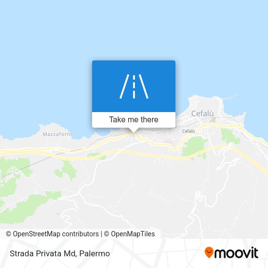 Strada Privata Md map