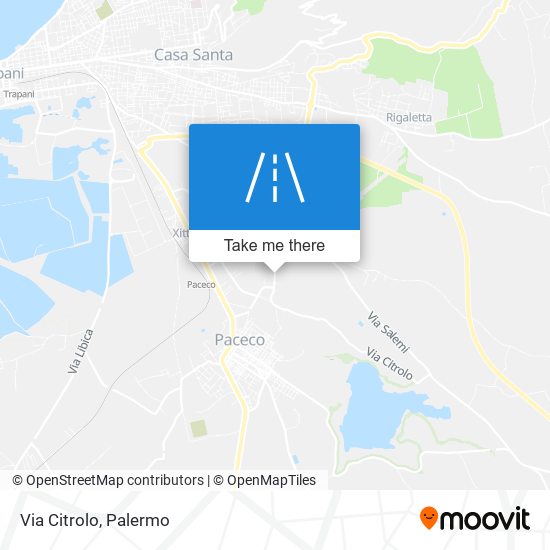 Via Citrolo map