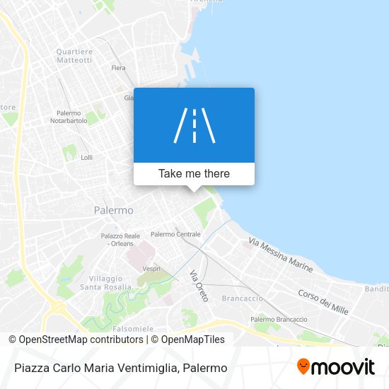 Piazza Carlo Maria Ventimiglia map