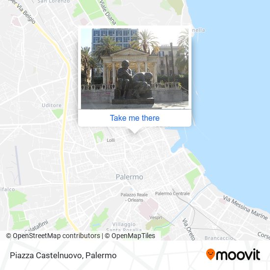 Piazza Castelnuovo map