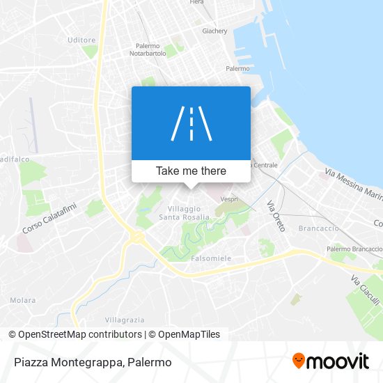 Piazza Montegrappa map