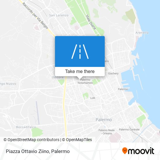 Piazza Ottavio Ziino map