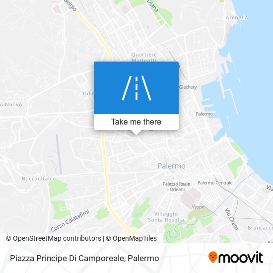 Piazza Principe Di Camporeale map