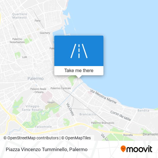Piazza Vincenzo Tumminello map