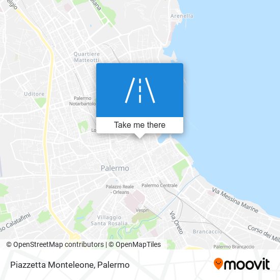 Piazzetta Monteleone map