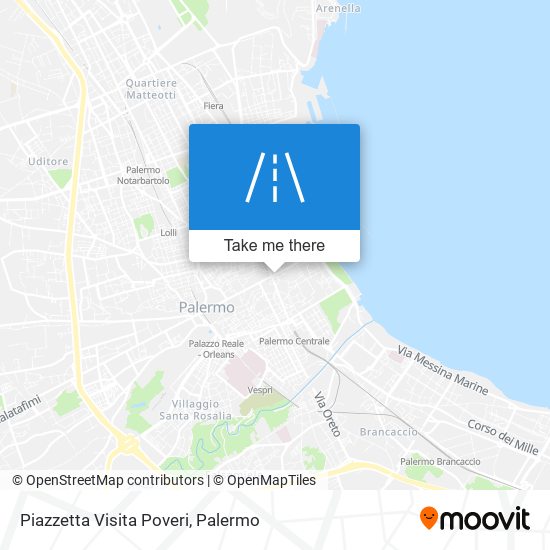 Piazzetta Visita Poveri map