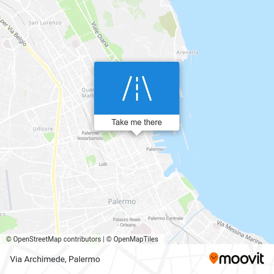 Archimedes Street map