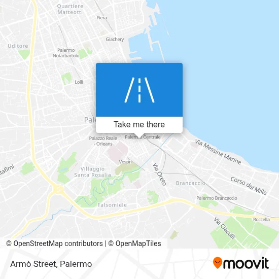 Armò Street map