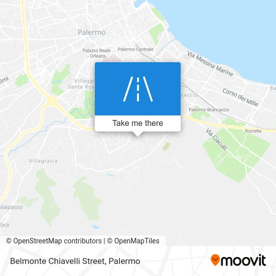 Belmonte Chiavelli Street map