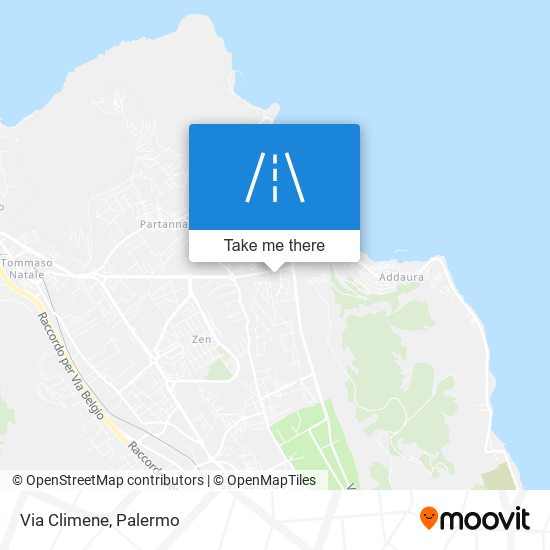 Via Climene map