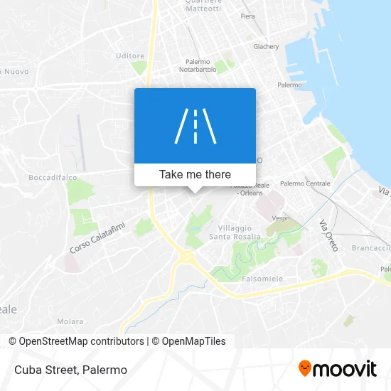 Cuba Street map