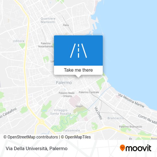Via Della Università map