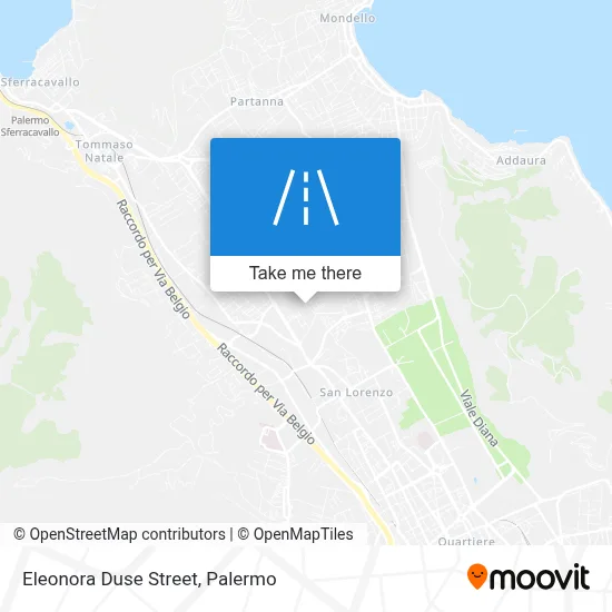 Eleonora Duse Street map