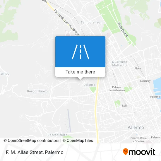 F. M. Alias Street map