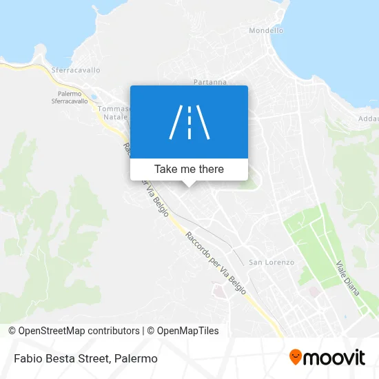 Fabio Besta Street map