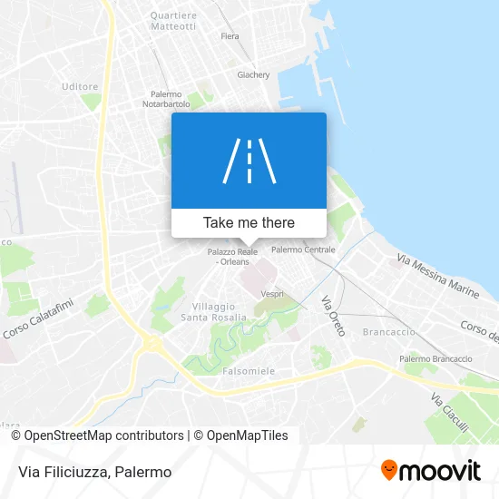 Filiciuzza Street map